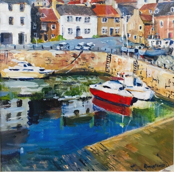 'The Harbour, Crail' by artist Ronnie Russell